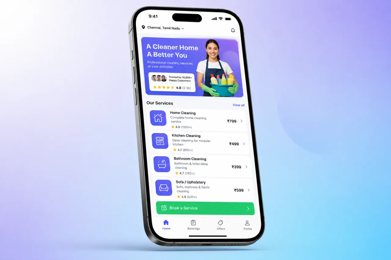 Home Cleaning App
